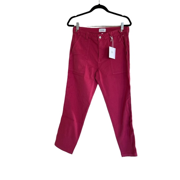 NWT Pistola X Revolve Erin High Rise Utility Crop Straight Leg Pant - Picture 8 of 9